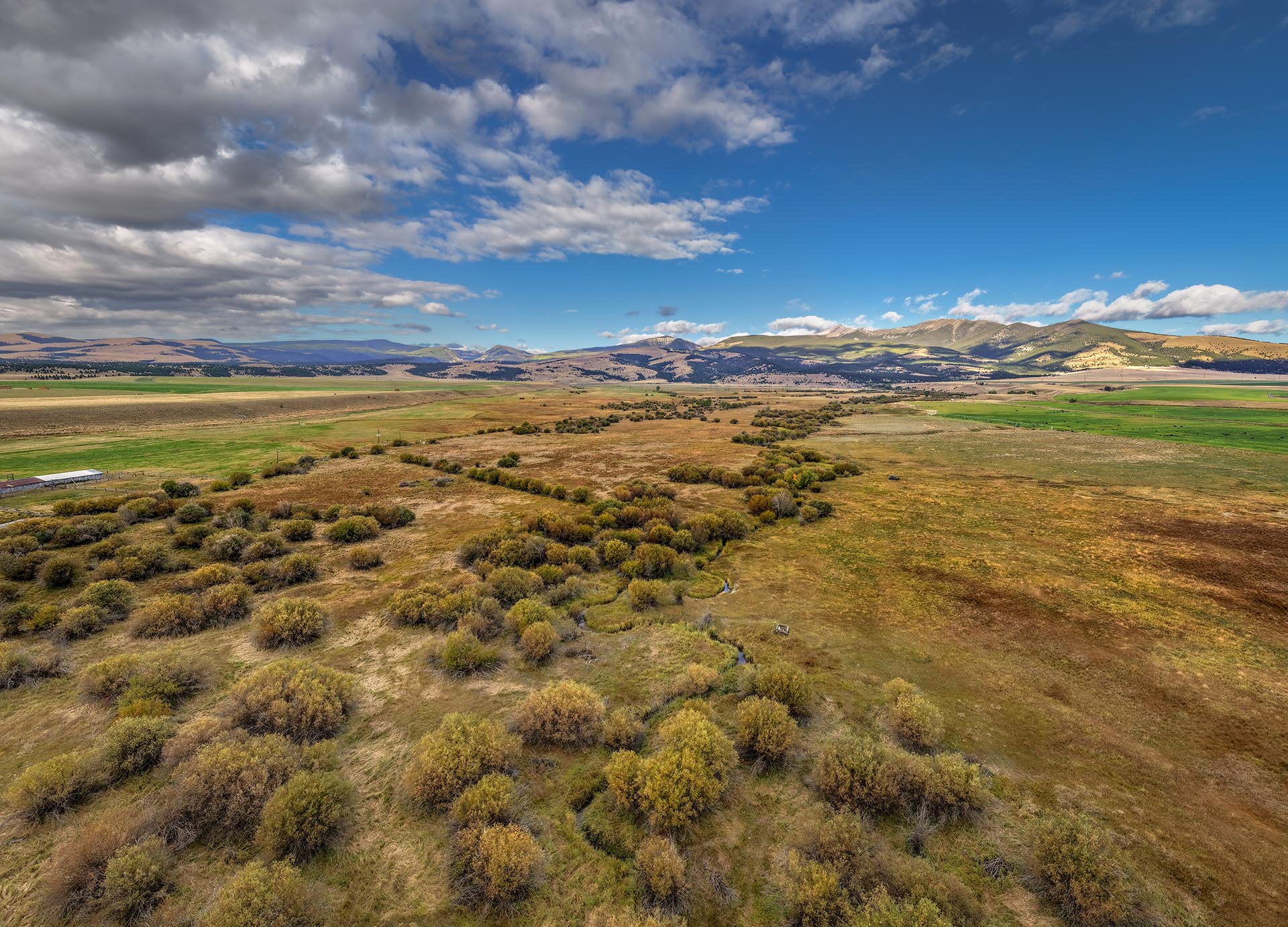 agricultural land with winding creek montana dempsey lakes cattle ranch