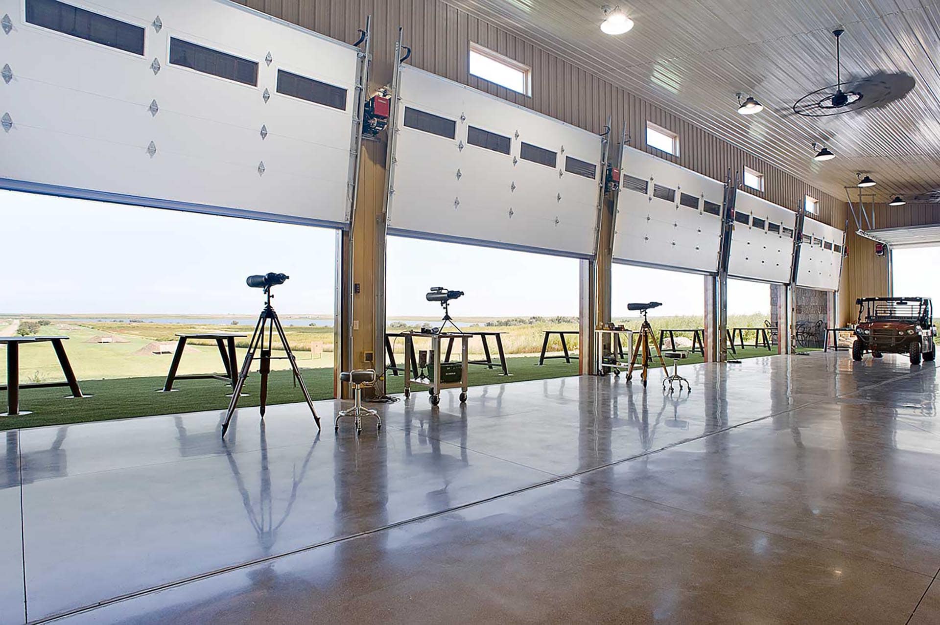 covered shooting range building south dakota paul nelson farm