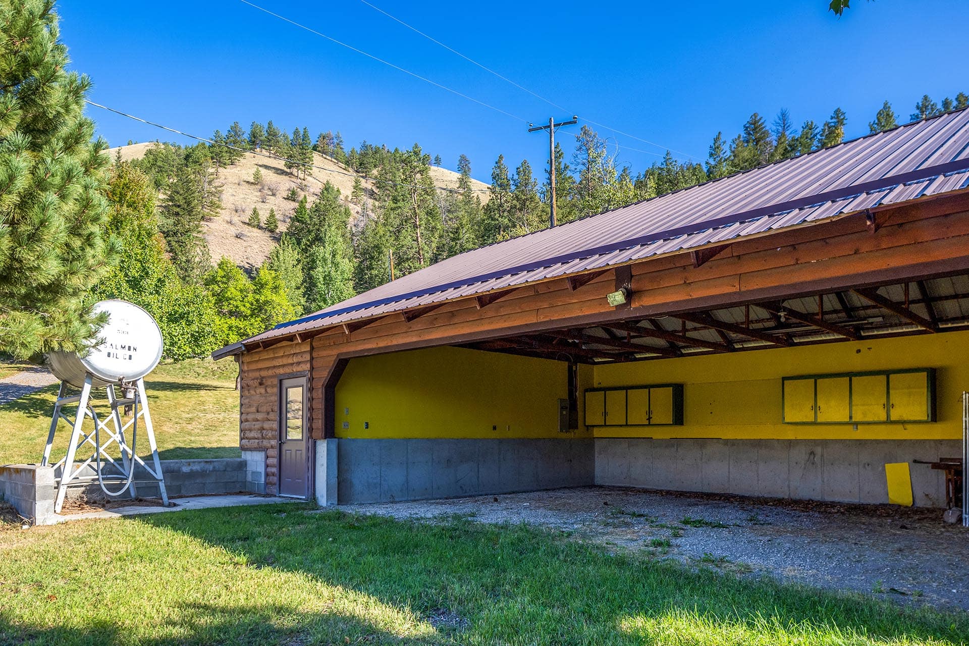 equipment shed Idaho North Fork Meadows