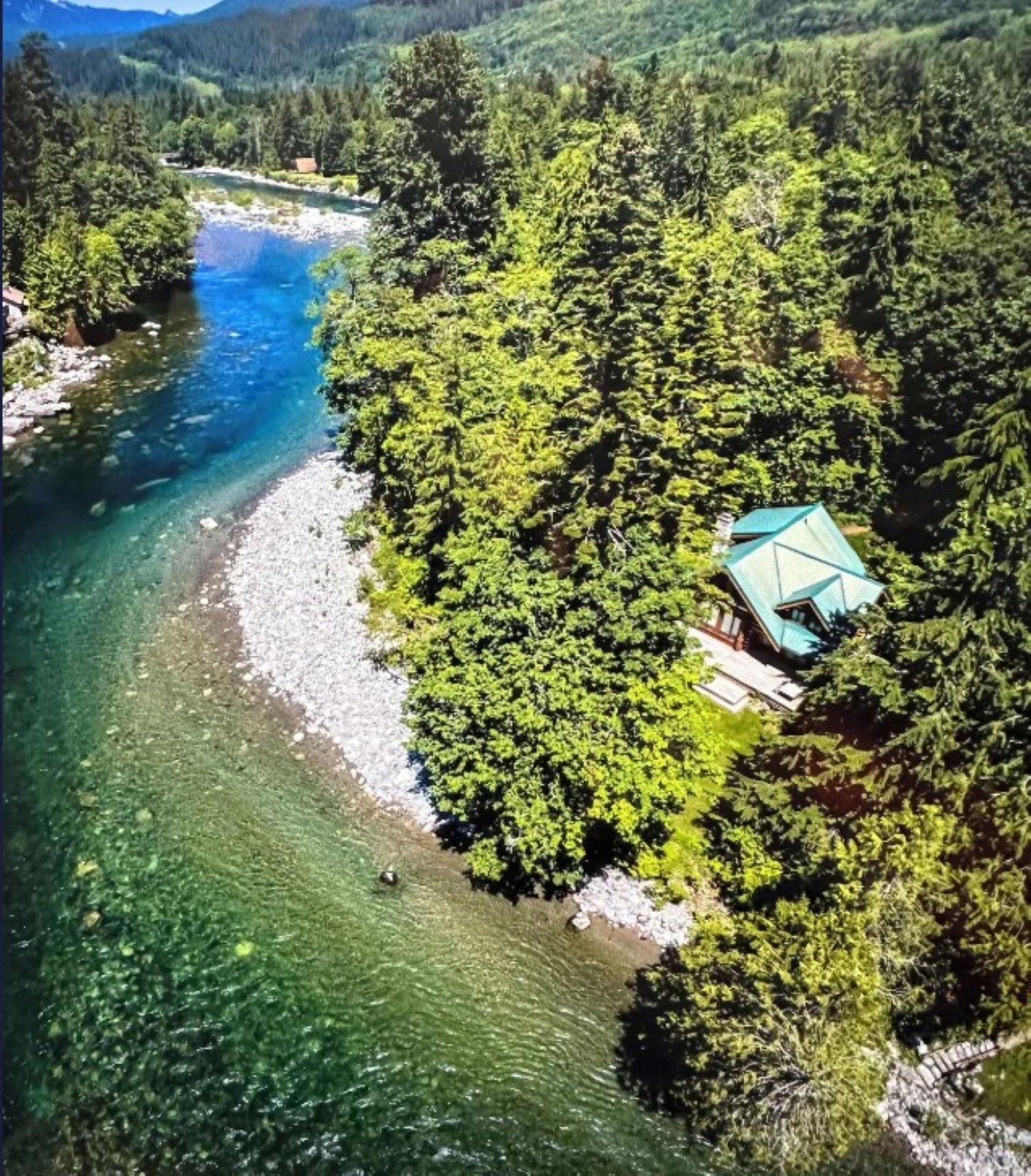 fly fishing property south fork skykomish washington sky river lodge