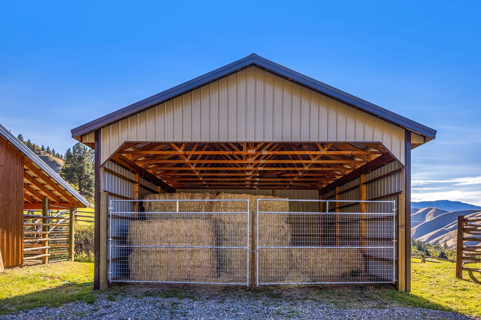 hay barn Idaho North Fork Meadows