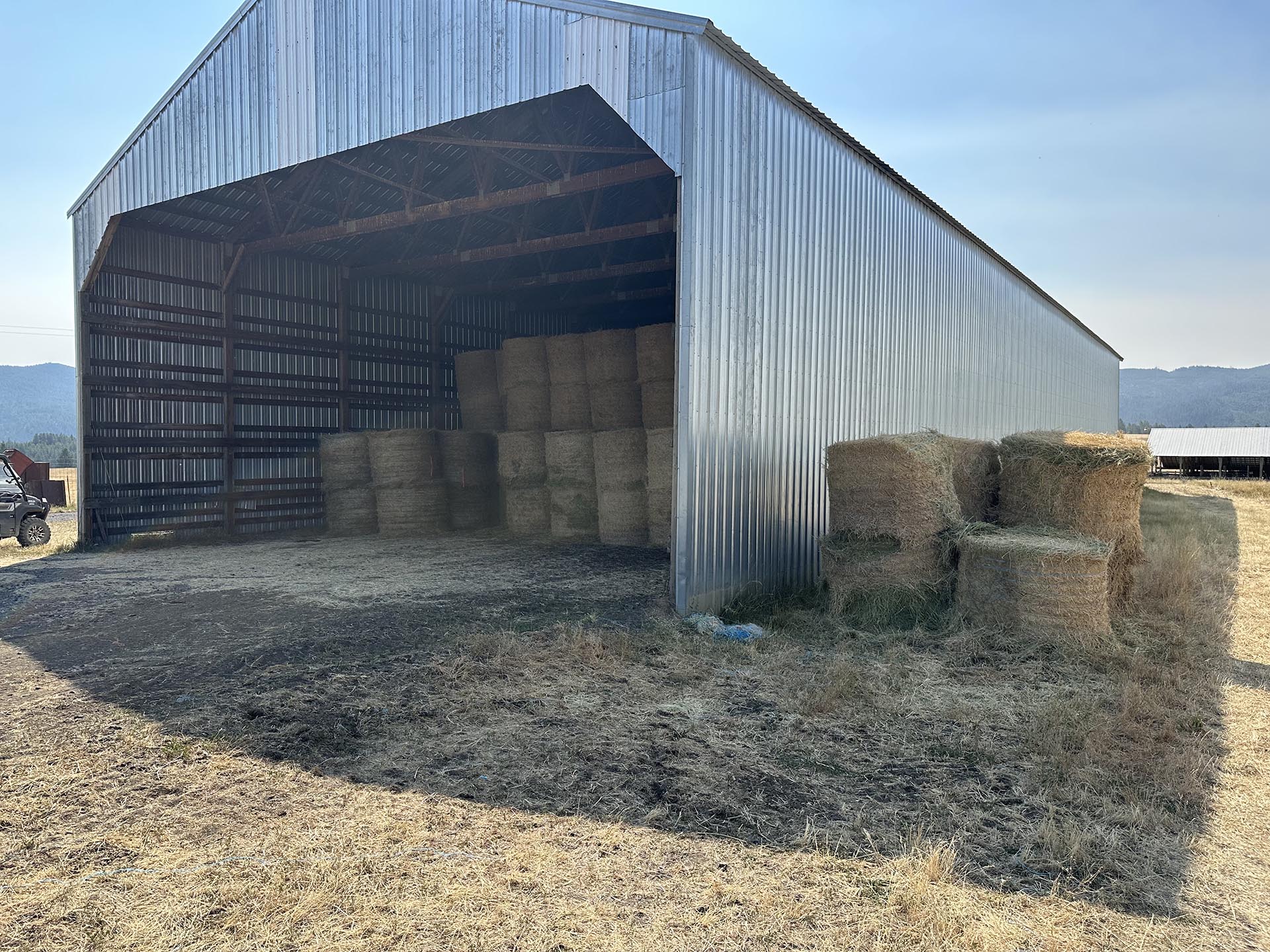 hay shed Idaho park ranch