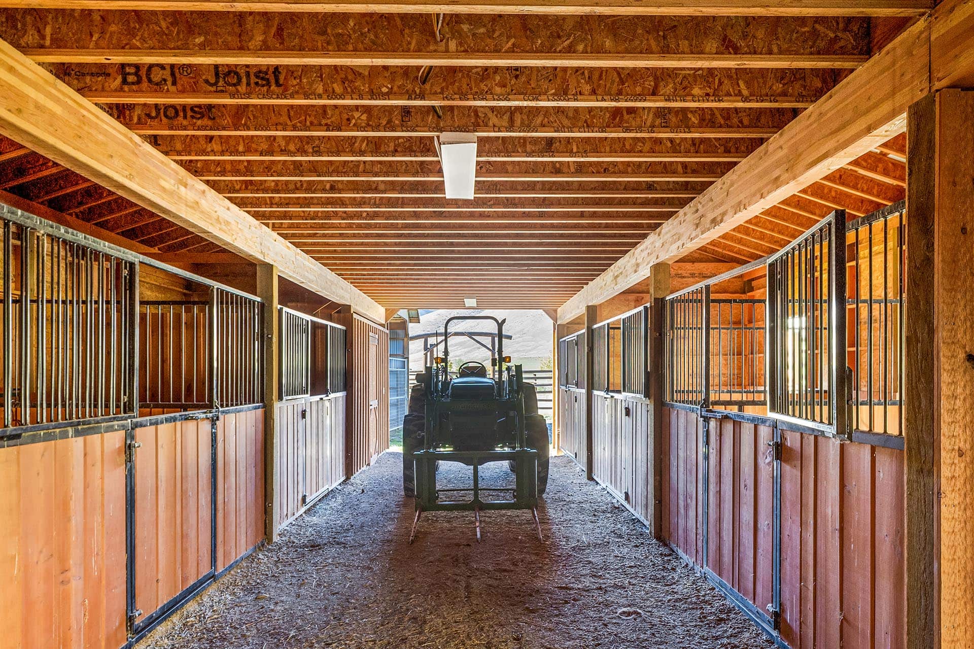 horse stalls Idaho North Fork Meadows