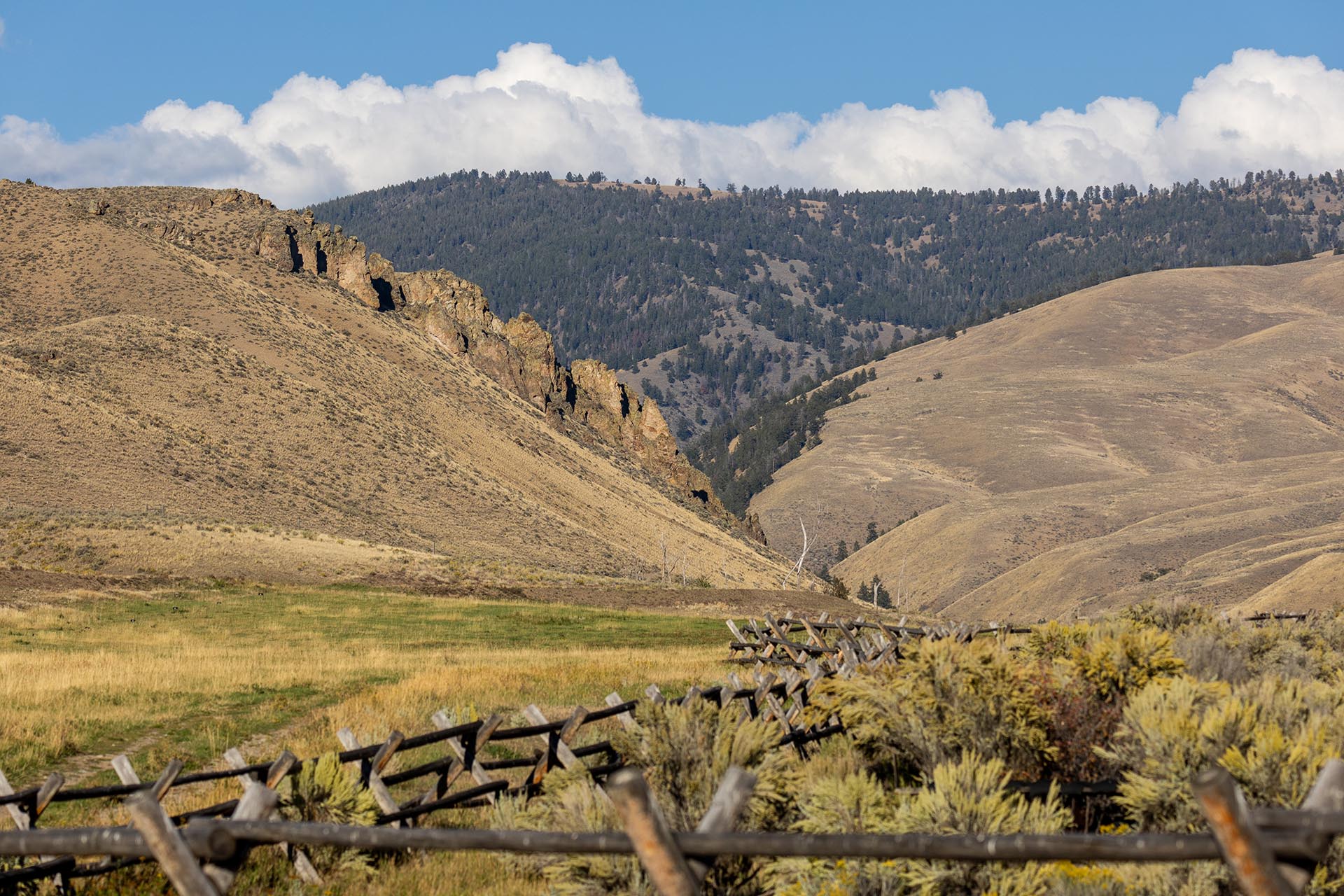 jack leg ravine fence idaho jackson corner ranch