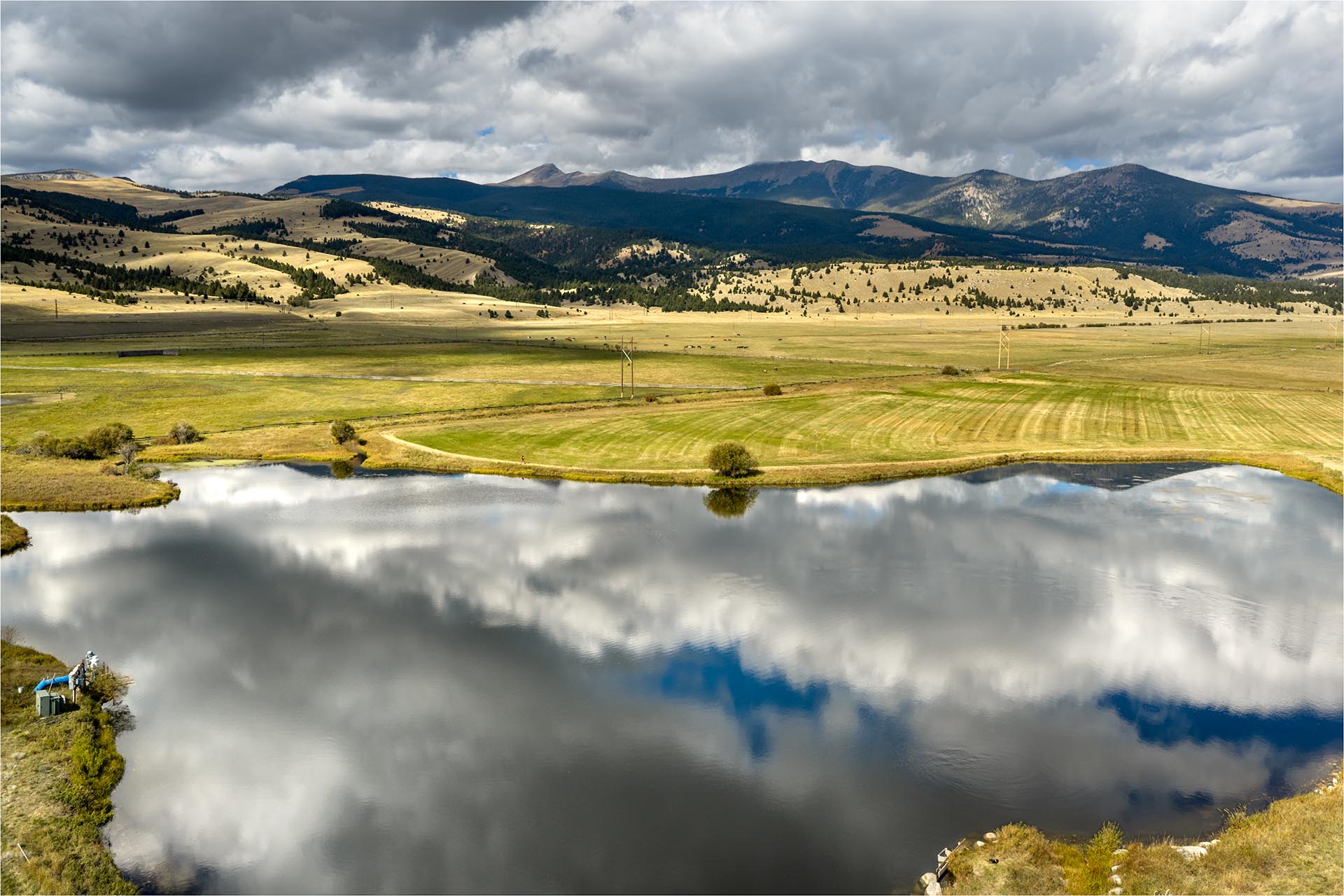 lakefront land with mountain views montana dempsey lakes cattle ranch