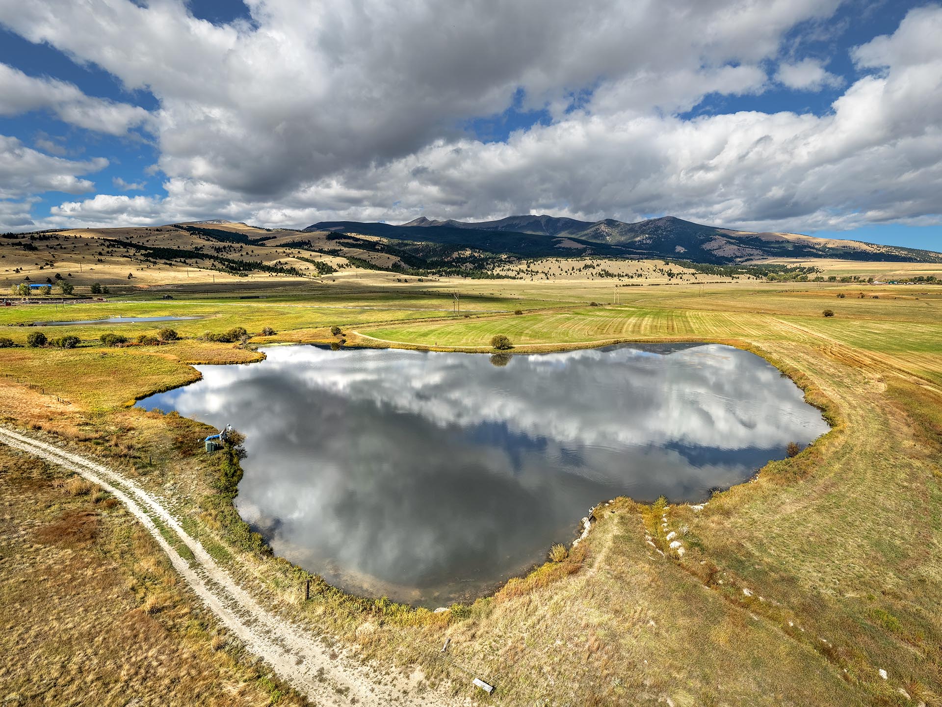 land with a private lake and road access montana dempsey lakes cattle ranch