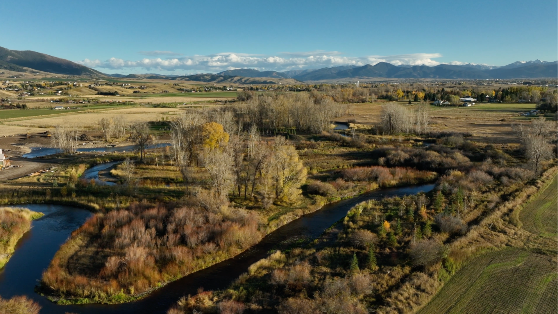 large acreage river views montana east gallatin riverbend