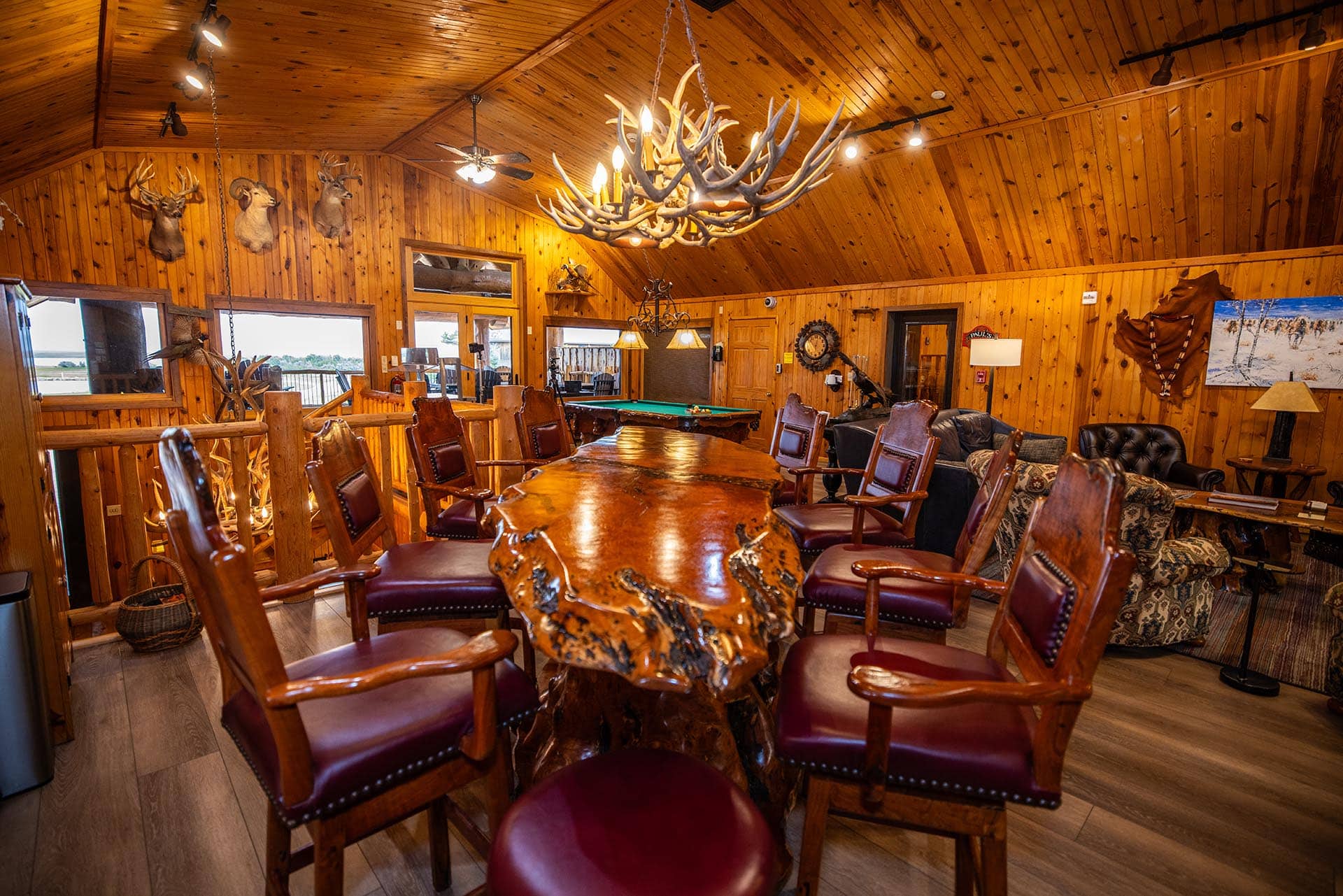 lodge dining and game room for sale south dakota paul nelson farm