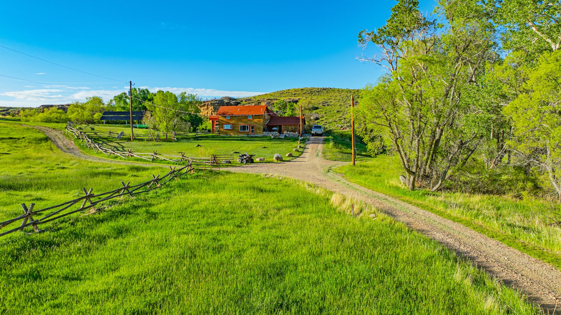 log home for sale wyoming creek bend ranch