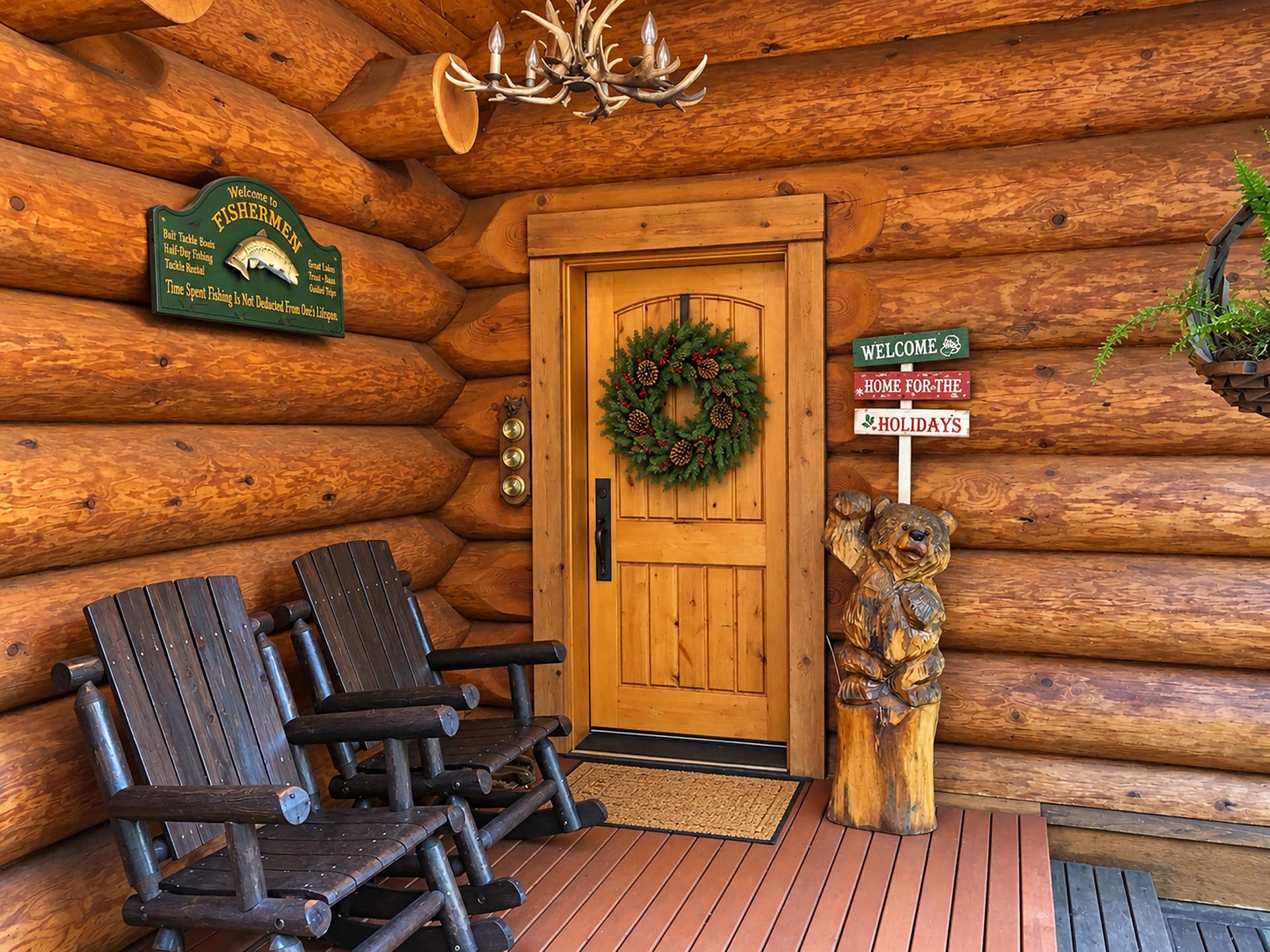 luxury log cabin near stevens pass washington sky river lodge