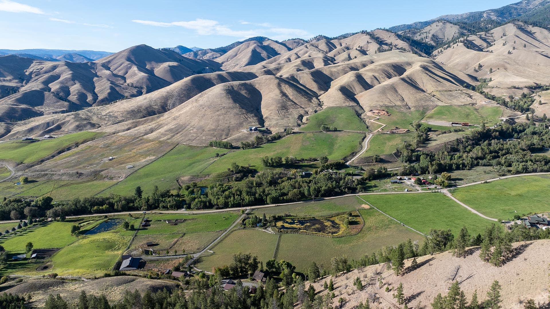 panoramic mountain valley ranch idaho north fork meadows