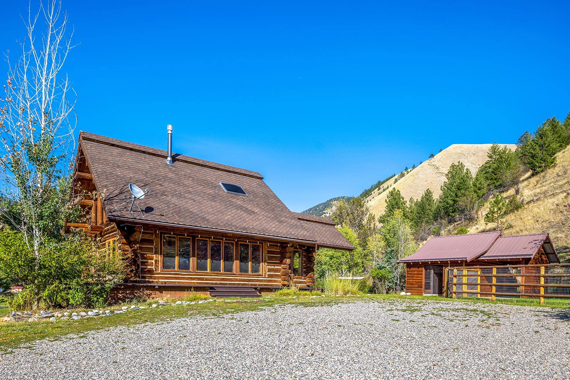 ranch home and outbuildings idaho north fork meadows