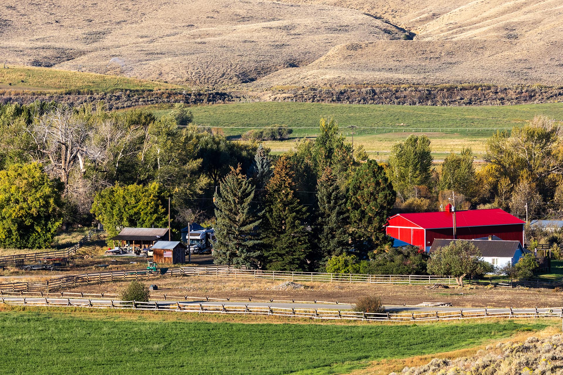 ranch infrastructure idaho jackson corner ranch
