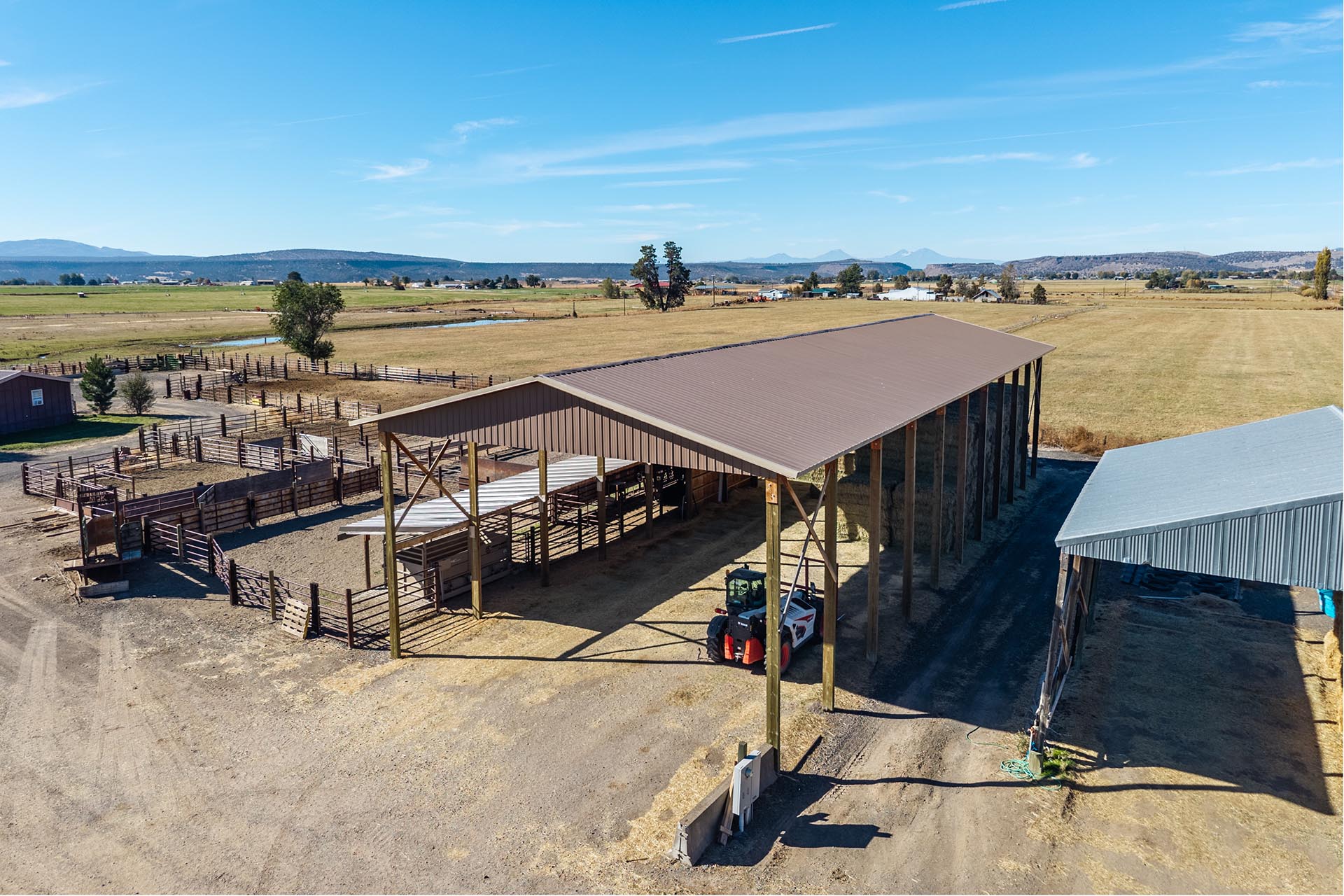 ranch with custom home for sale oregon north ochoco valley hay and cattle ranch