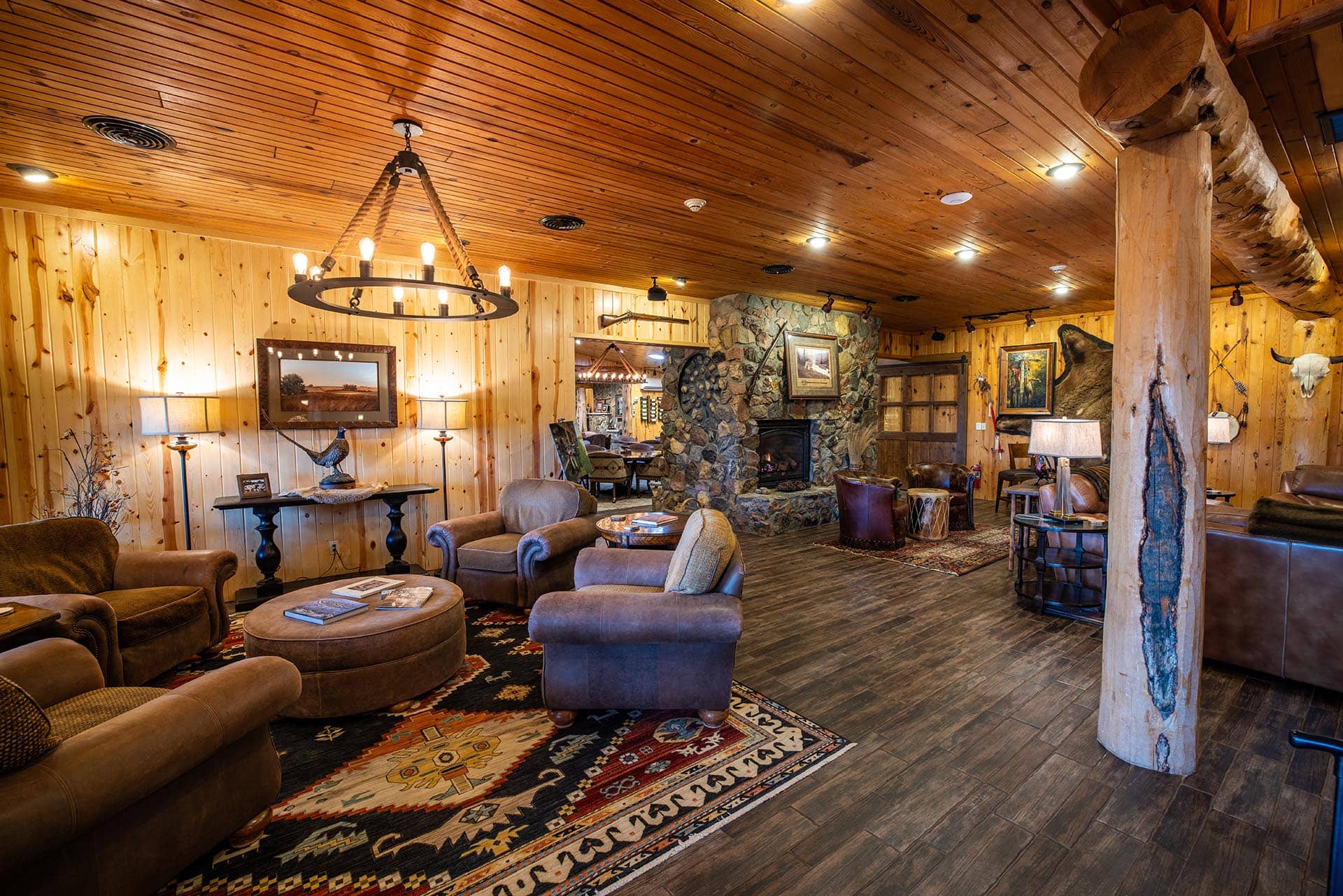 recreational property with lodge living room south dakota paul nelson farm