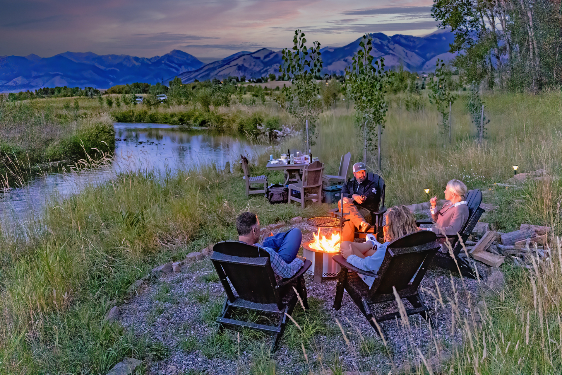 riverfront property with mountain views montana east gallatin riverbend