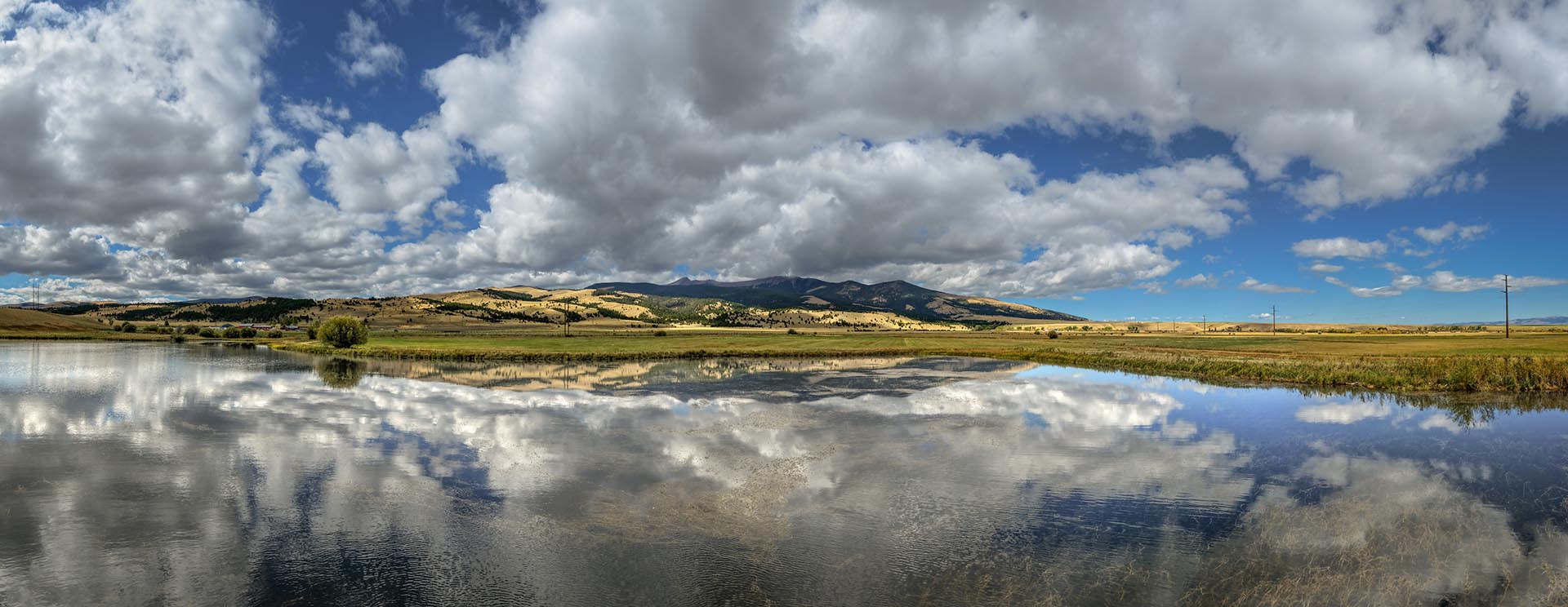 scenic waterfrontage property with reflections montana dempsey lakes cattle ranch