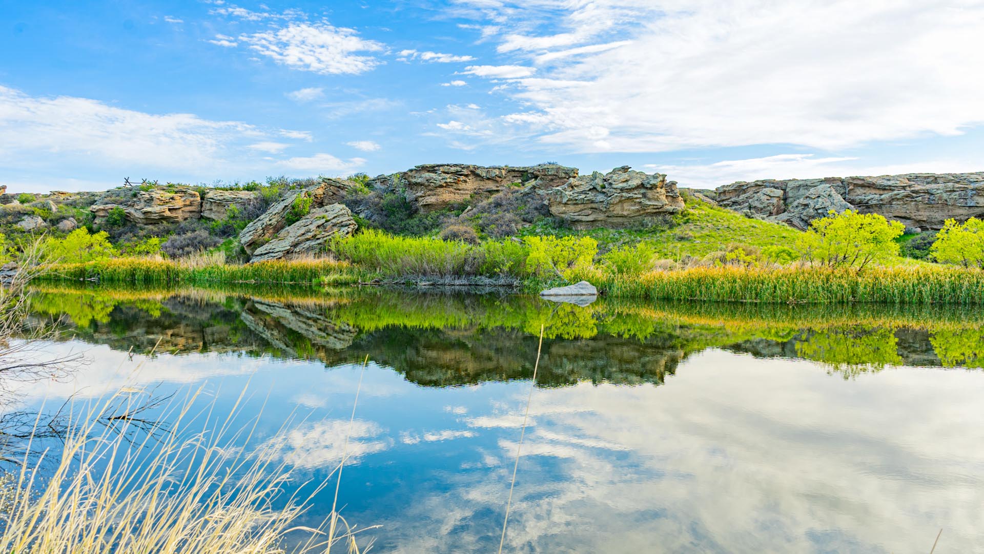 trout pond wyoming creek bend ranch